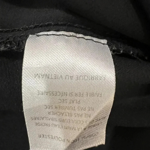 Gibson Latimer Black Blouse Size Medium - Picture 5 of 8